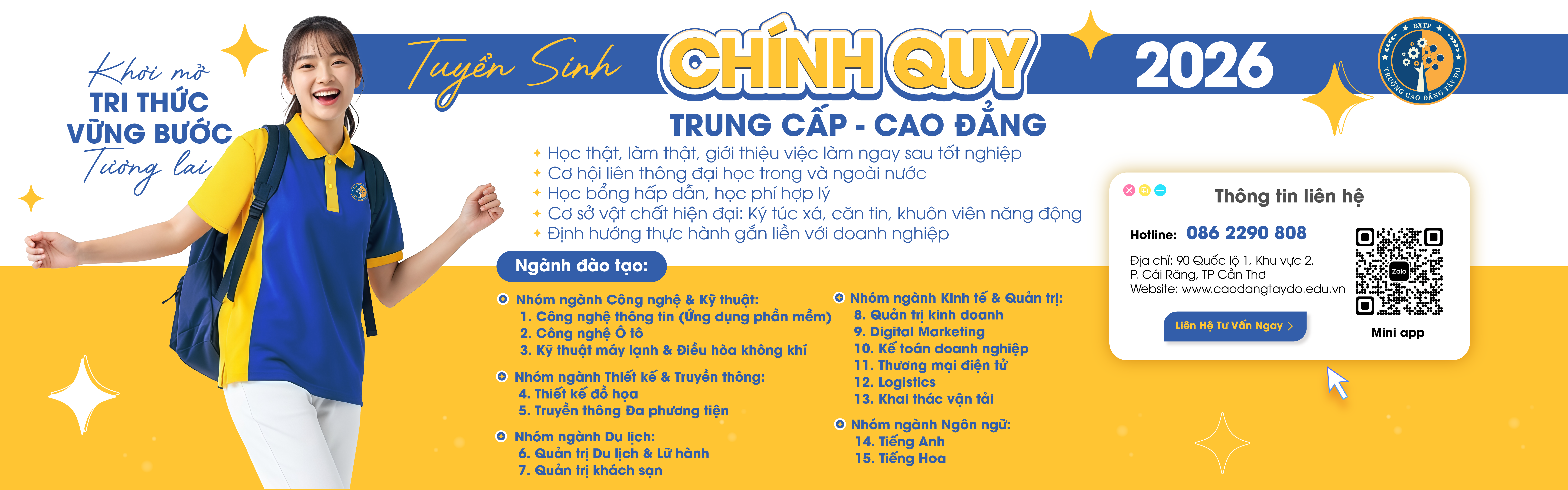 Trường Cao Đẳng T&acirc;y Đ&ocirc; – Tay Do College (TDC)