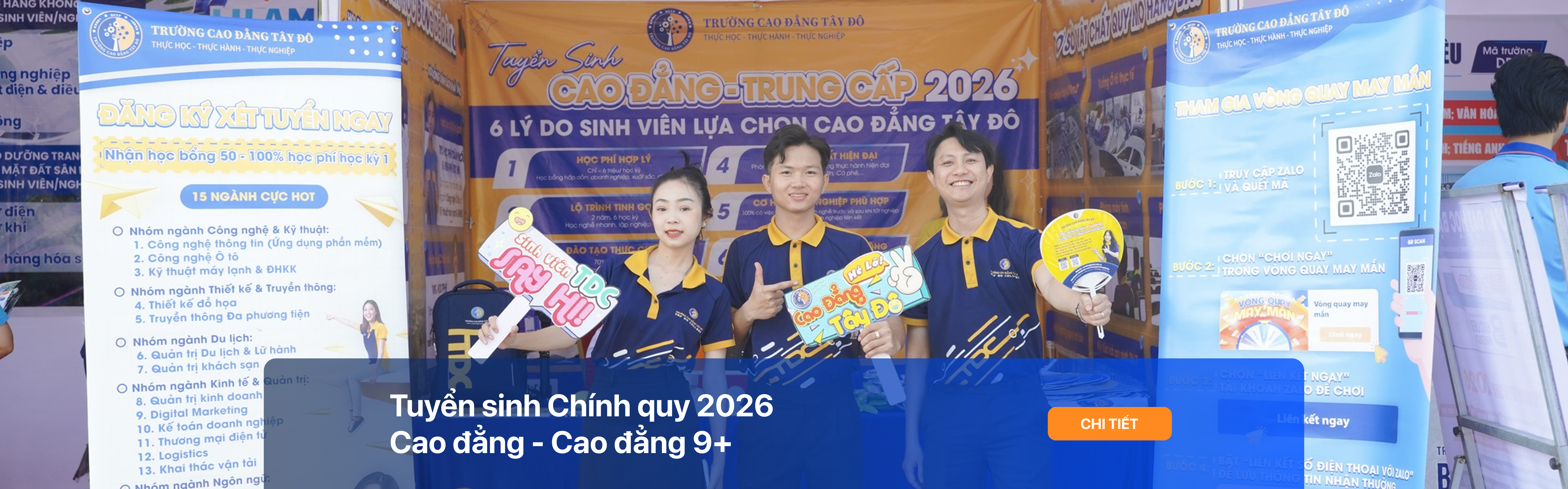 Trường Cao Đẳng T&acirc;y Đ&ocirc; – Tay Do College (TDC) – Trang chủ mới