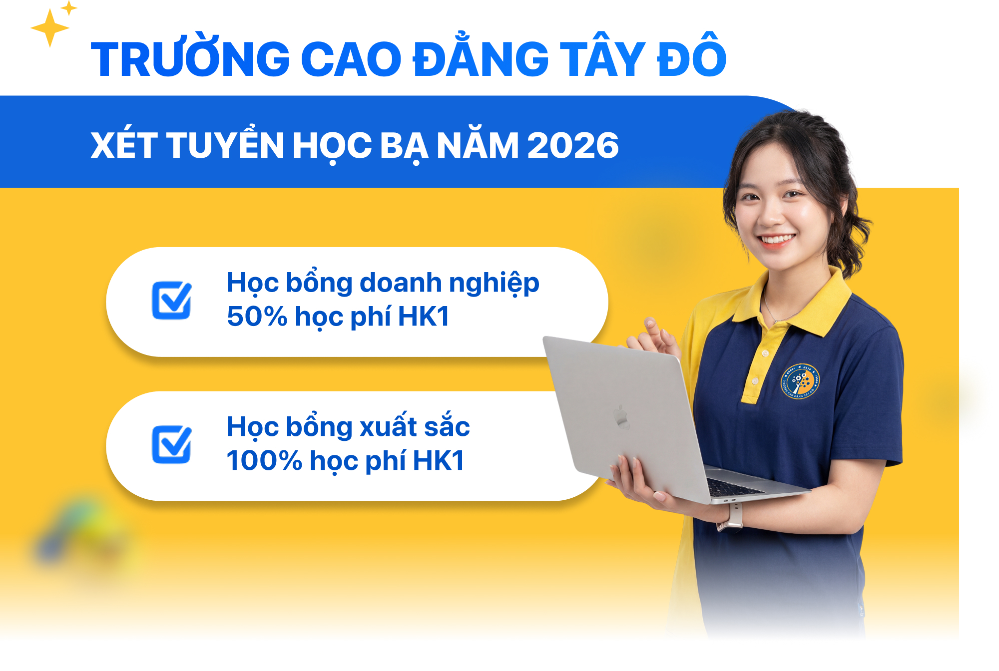 X&eacute;t tuyển học bạ Cao đẳng T&acirc;y Đ&ocirc;