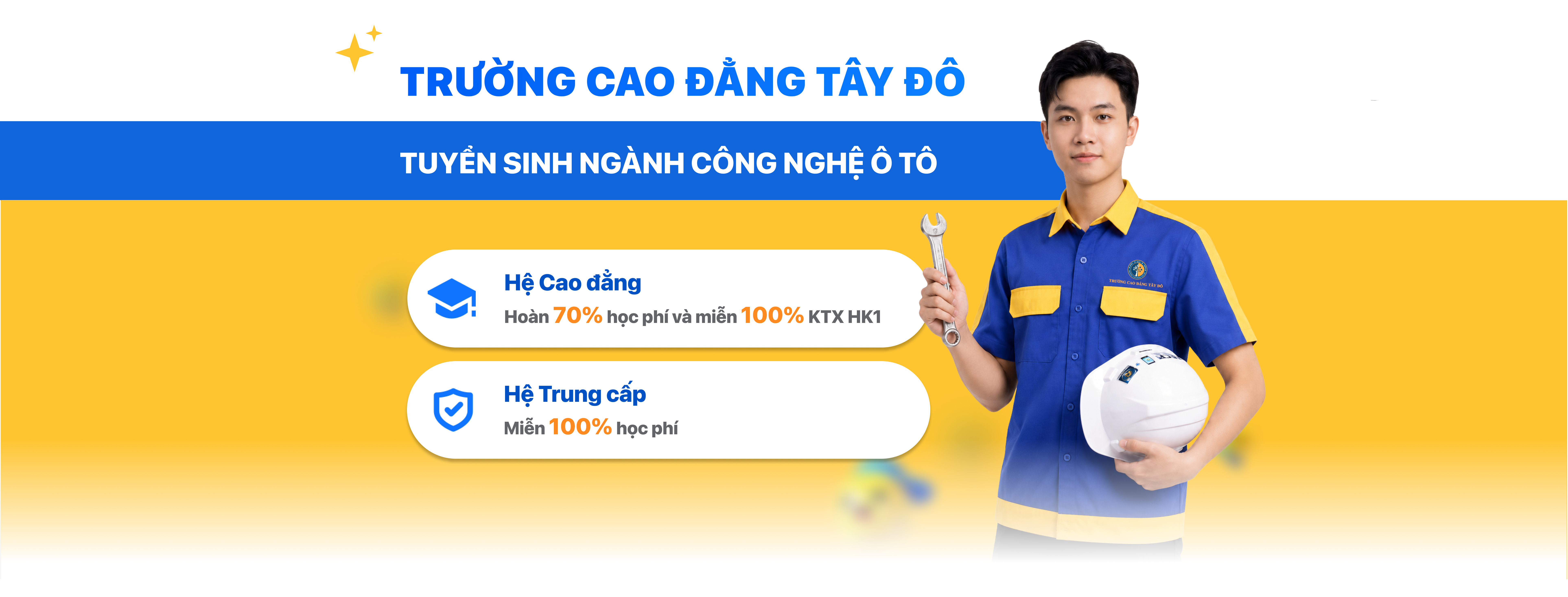 Học c&ocirc;ng nghệ &ocirc; t&ocirc; tại Cao đẳng T&acirc;y Đ&ocirc;
