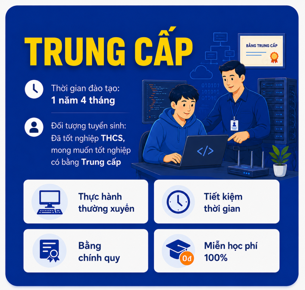 Học ng&agrave;nh C&ocirc;ng nghệ Th&ocirc;ng tin tại Cao đẳng T&acirc;y Đ&ocirc; Cần Thơ