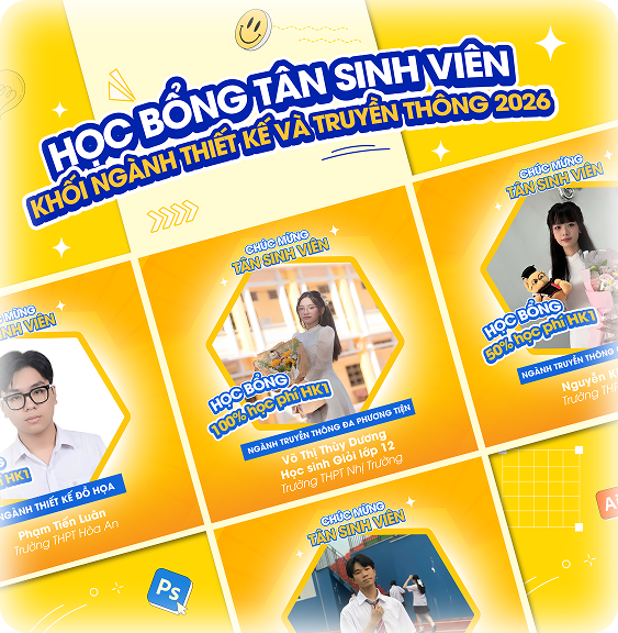 Tuyển sinh ng&agrave;nh Thiết kế đồ họa 2026
