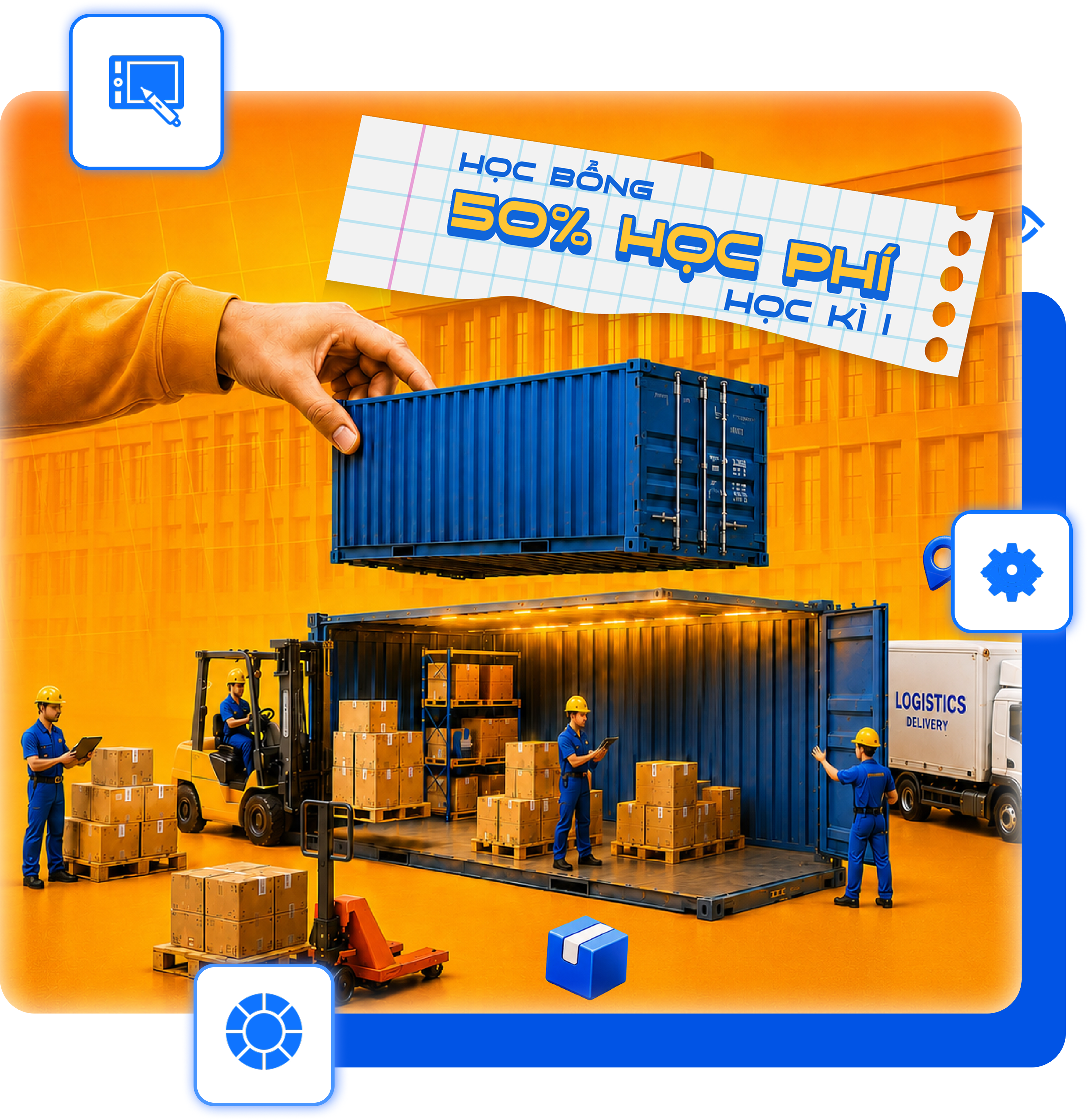 Tuyển sinh ng&agrave;nh Logistics 2026