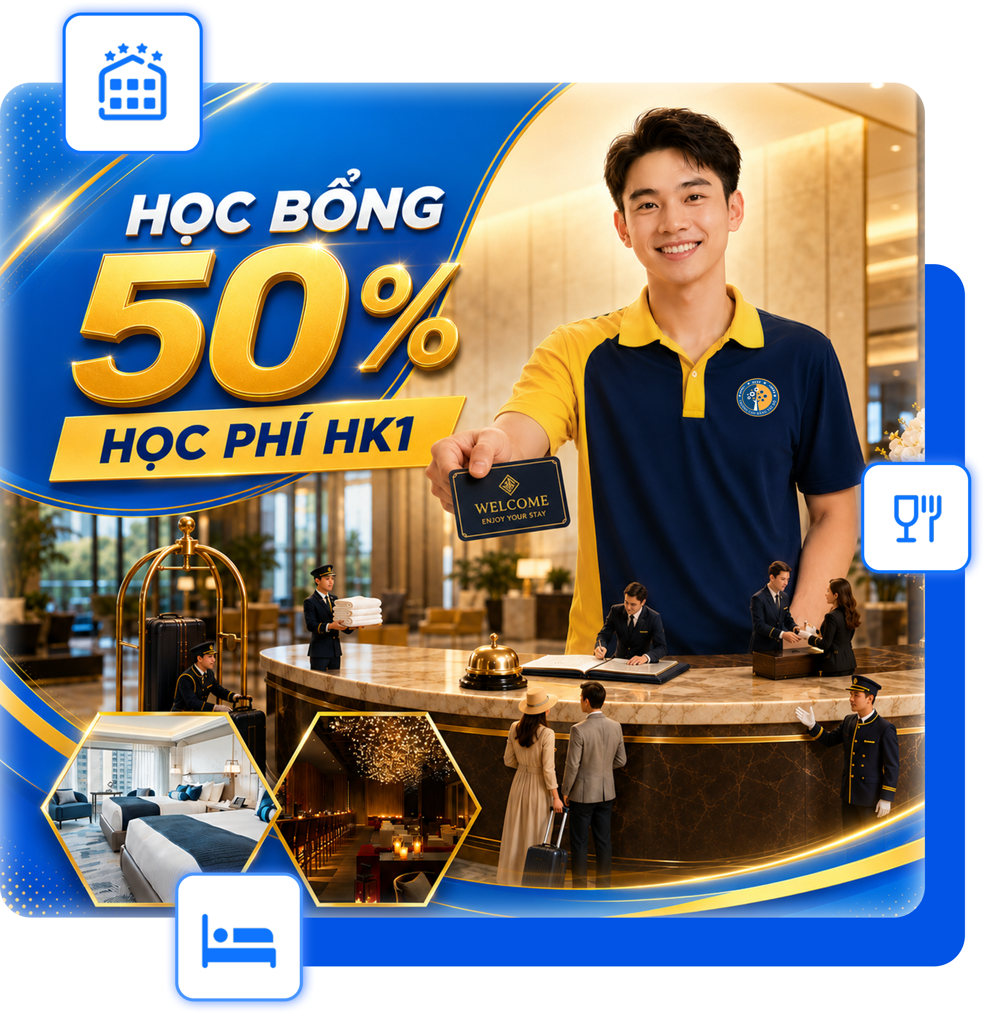 Tuyển sinh ng&agrave;nh Quản trị Kh&aacute;ch sạn