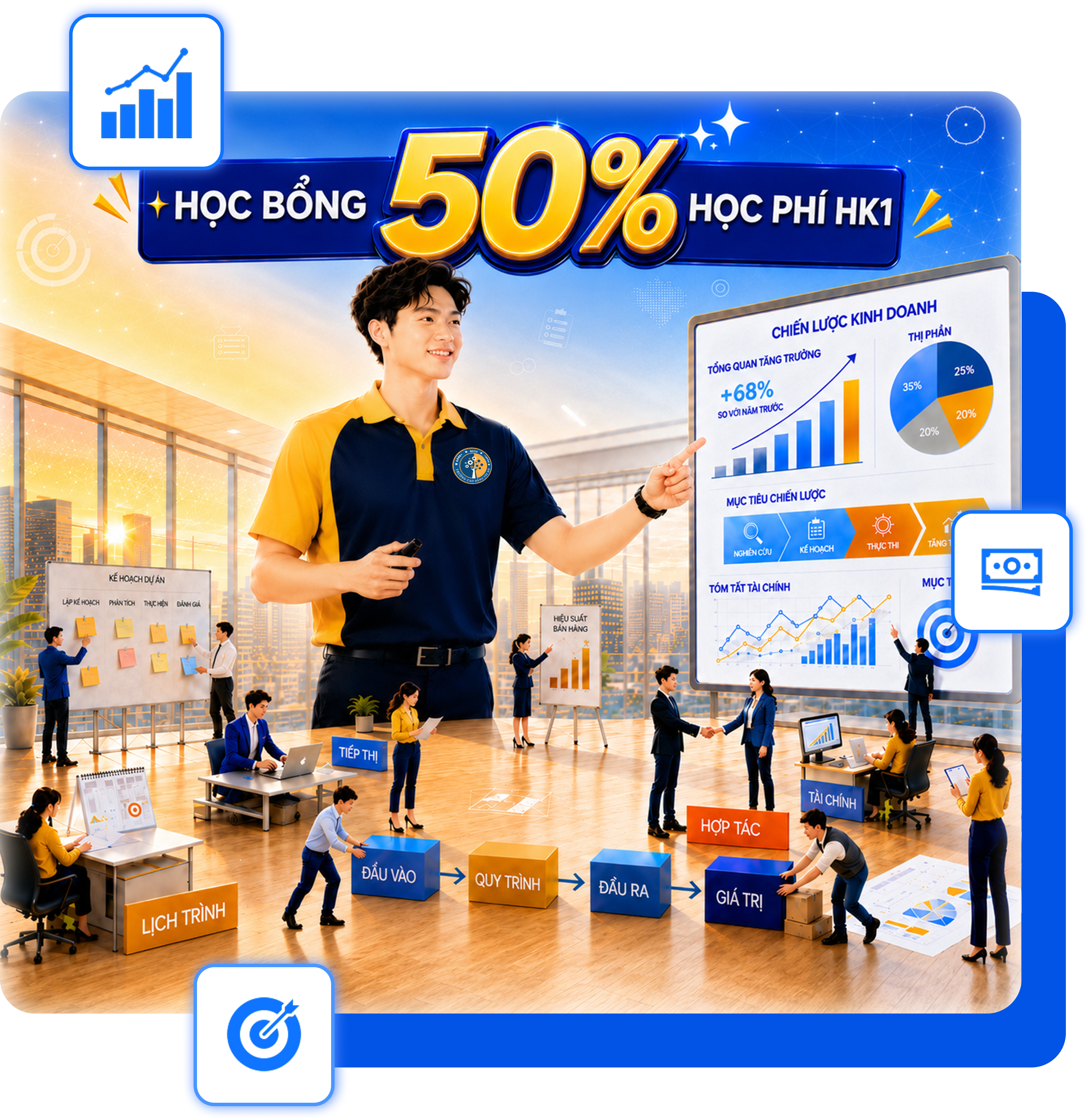 Tuyển sinh ng&agrave;nh Quản trị kinh doanh 2026