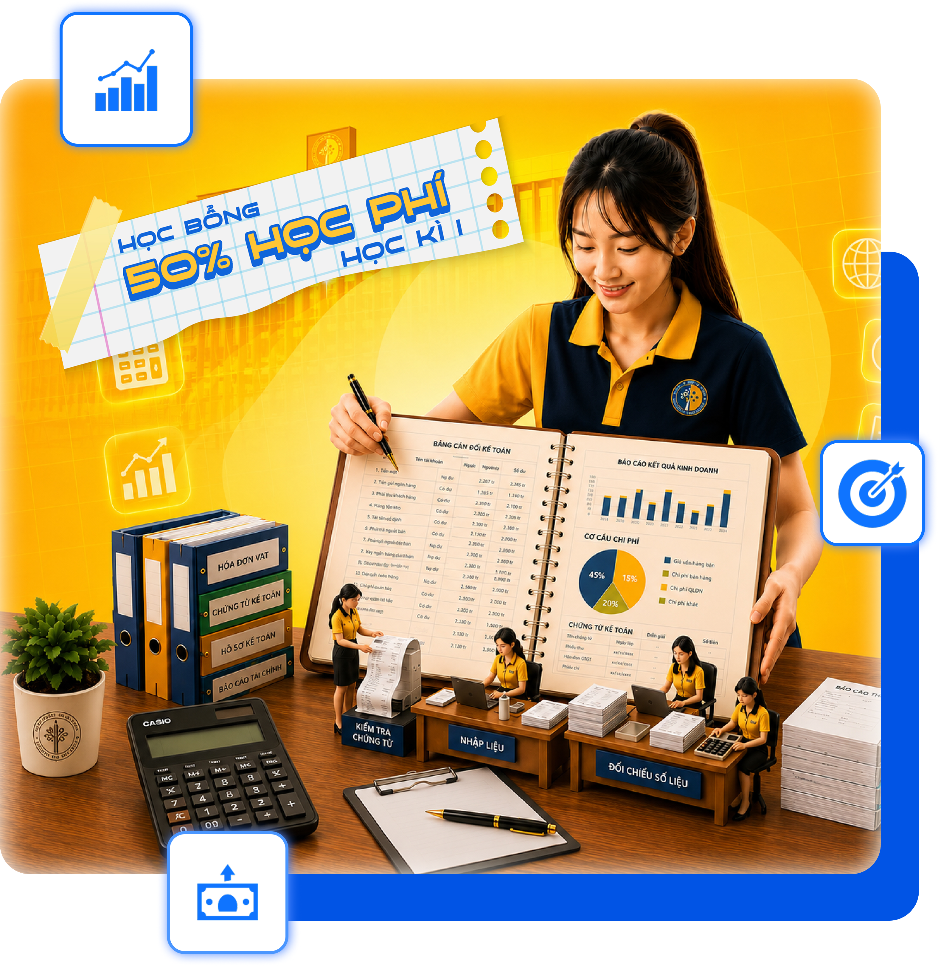 Tuyển sinh ng&agrave;nh Kế to&aacute;n doanh nghiệp 2026