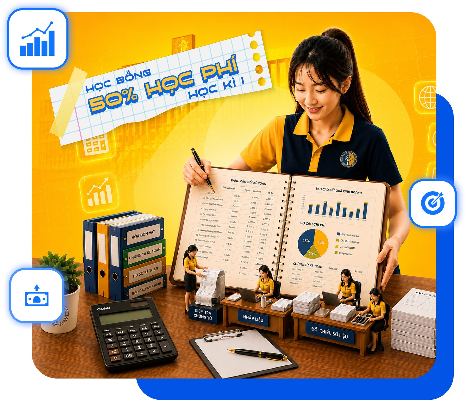 Tuyển sinh ng&agrave;nh Kế to&aacute;n doanh nghiệp 2026