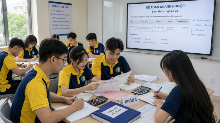 Cao Đẳng Kế Toán Cần Thơ 2026: Học Phí Rõ Ràng, Có Học Bổng Và Cơ Hội Việc Làm Ổn Định