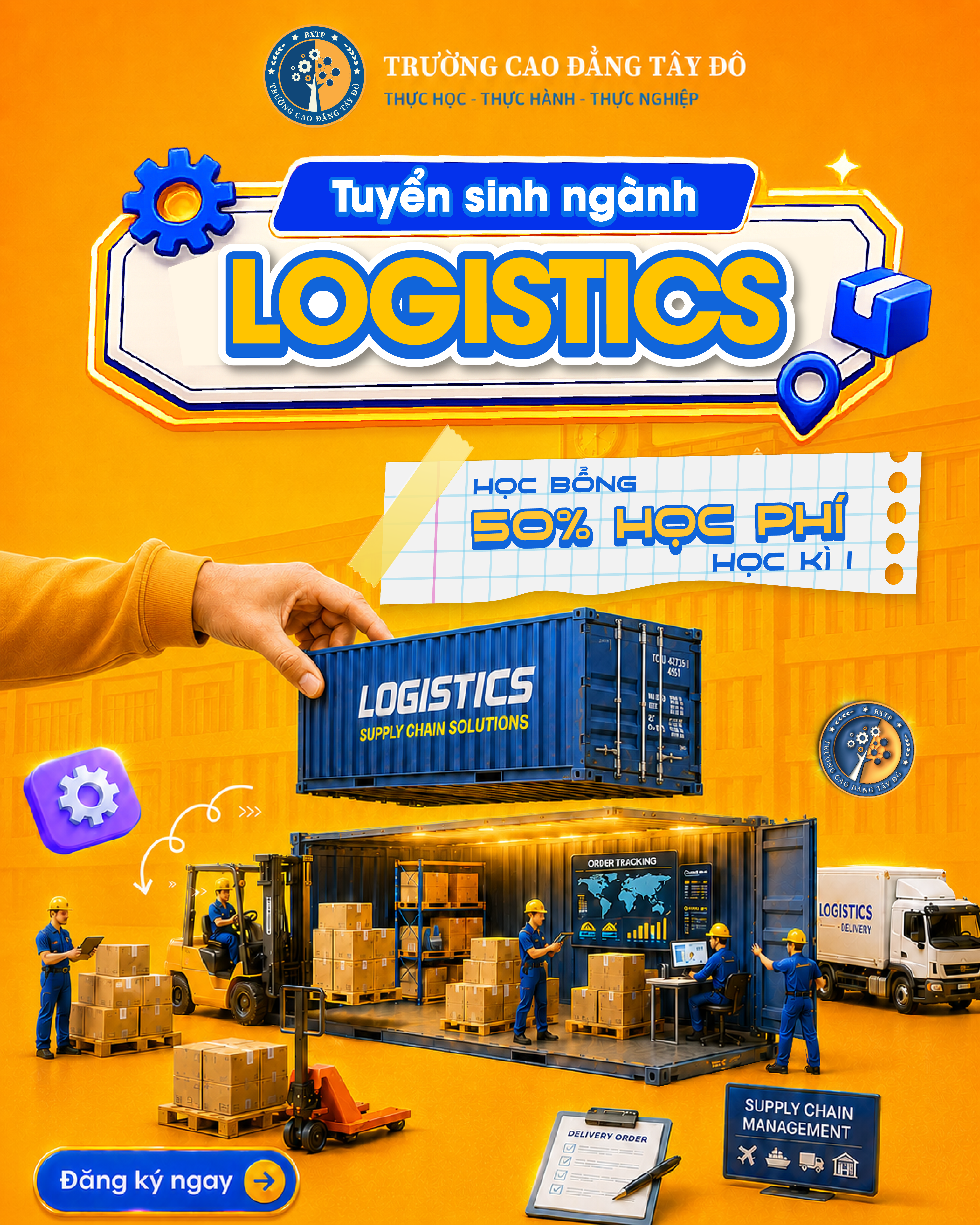 Làm Việc Nước Ngoài Ngành Logistics Tại Cần Thơ: Bước Đệm Đưa Sinh Viên Đến Chuỗi Cung Ứng Quốc Tế 2026