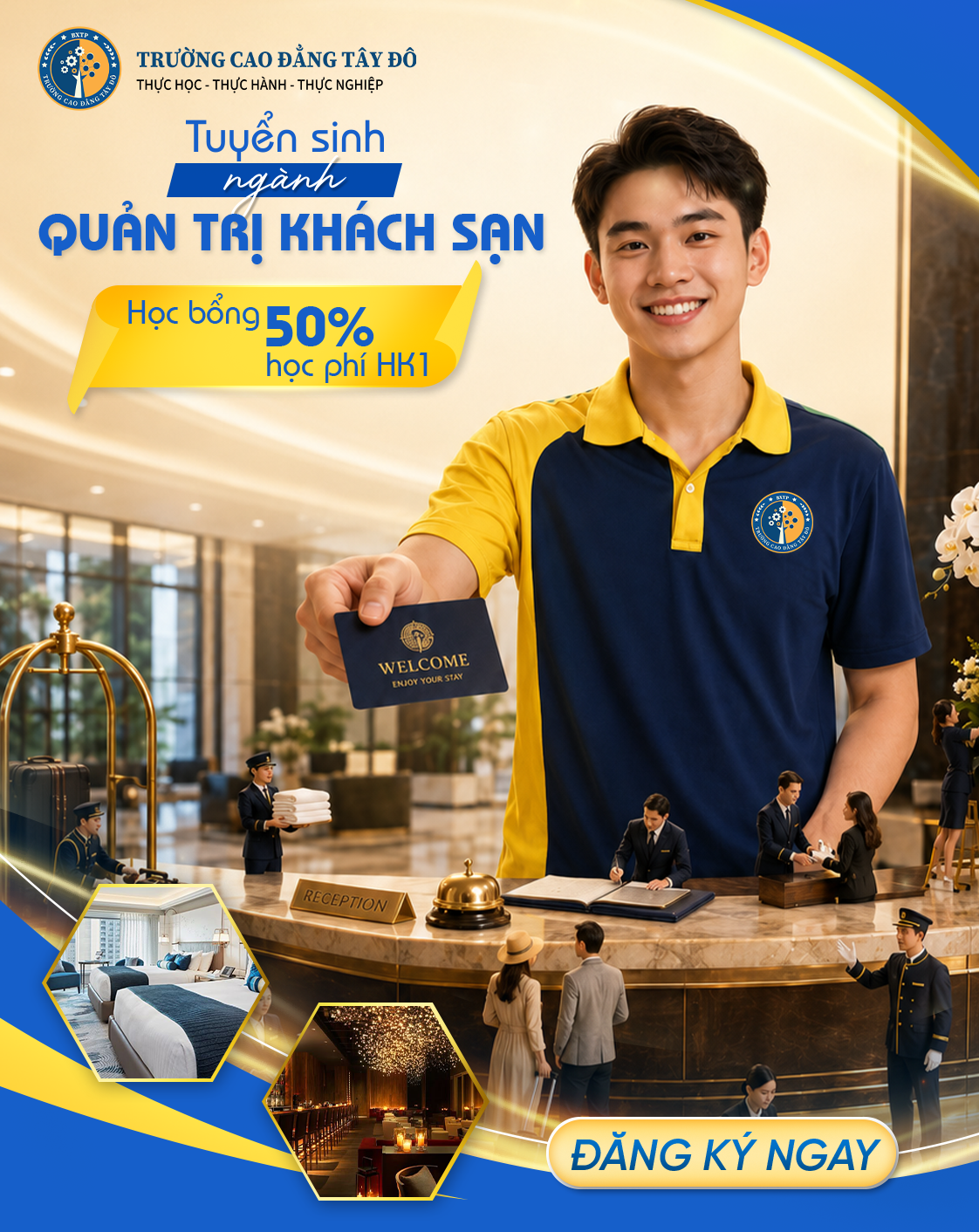 Trường Đ&agrave;o Tạo Quản Trị Kh&aacute;ch Sạn Tại Cần Thơ Với Cơ Sở Vật Chất Hiện Đại 2026