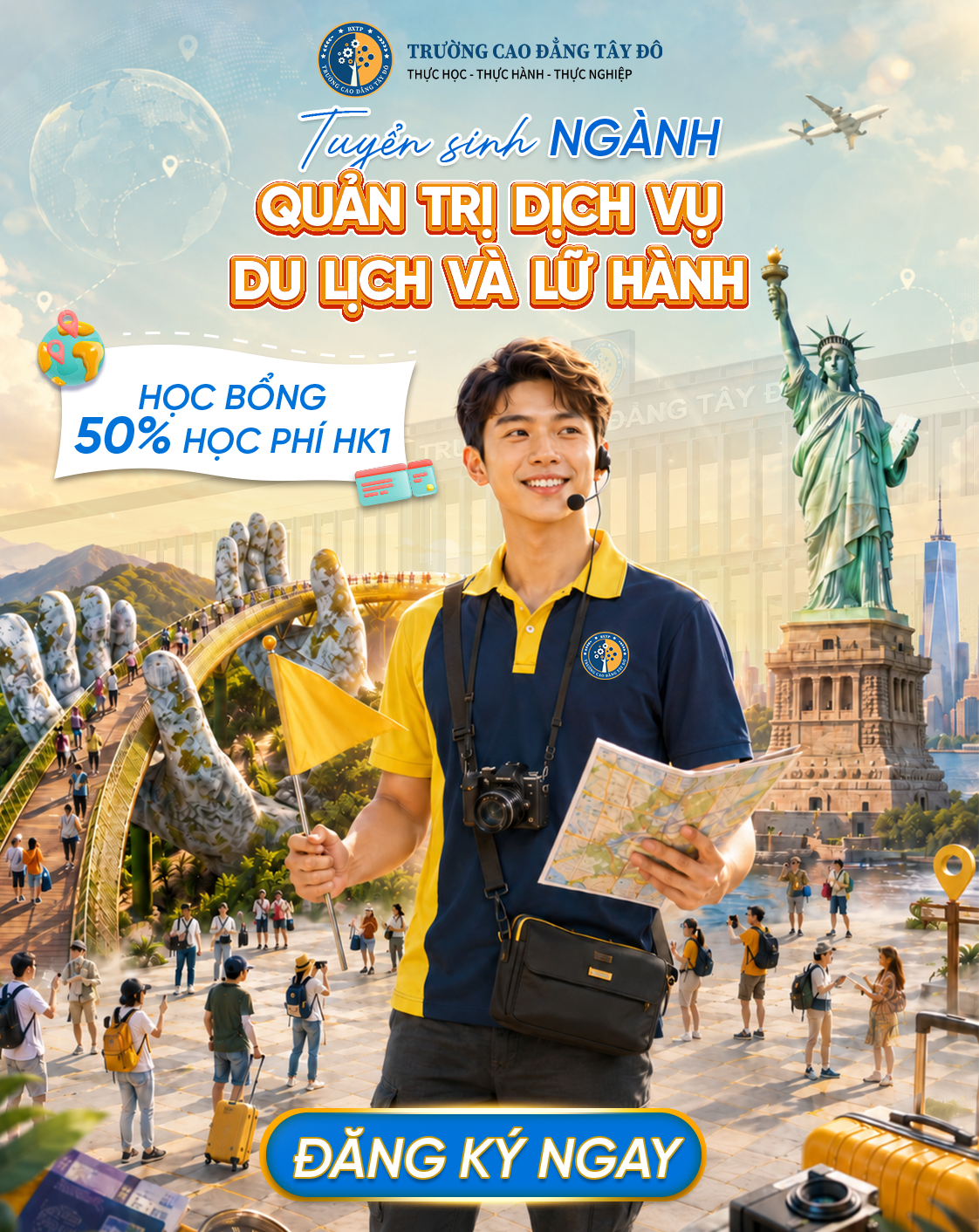 Học Ph&iacute; Ng&agrave;nh Quản Trị Dịch Vụ Du Lịch V&agrave; Lữ H&agrave;nh Tại Cần Thơ C&oacute; Cao Kh&ocirc;ng? Cập Nhật Năm 2026
