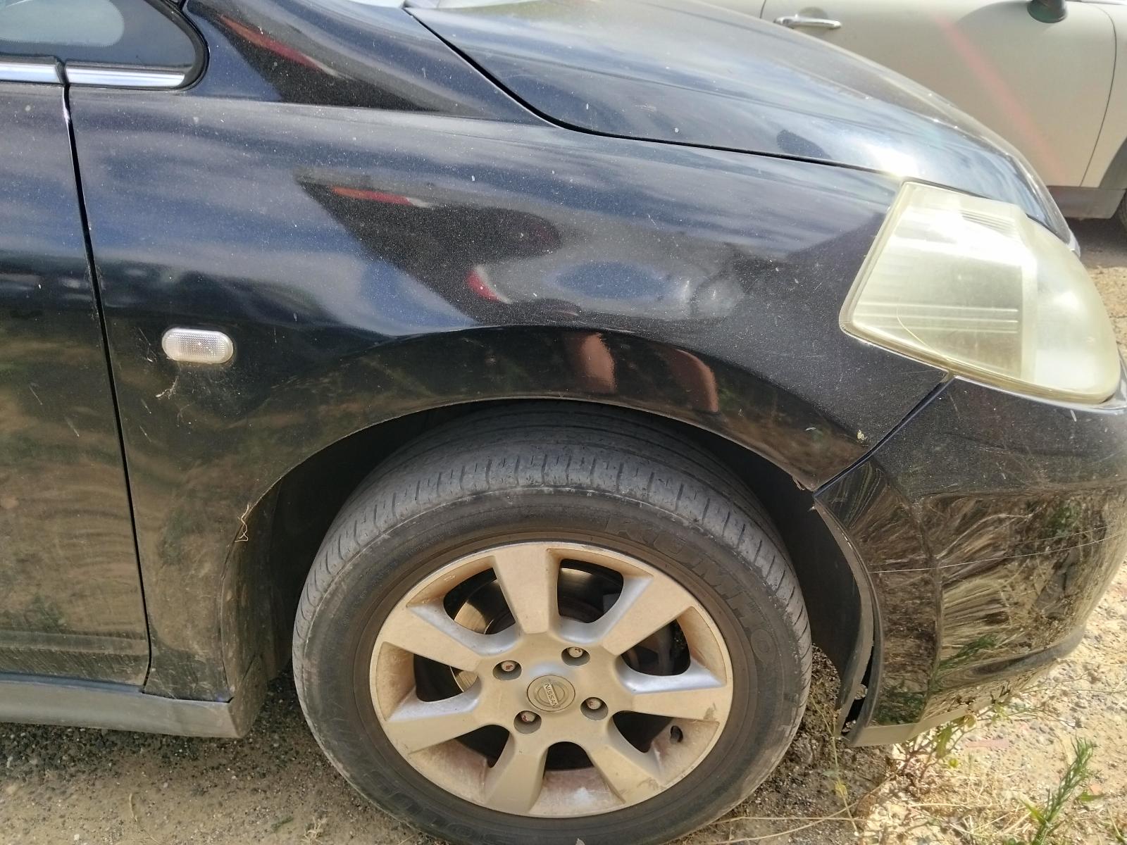 Tiida 2008 Rear Rear Bumper Tiida Nissan 2008