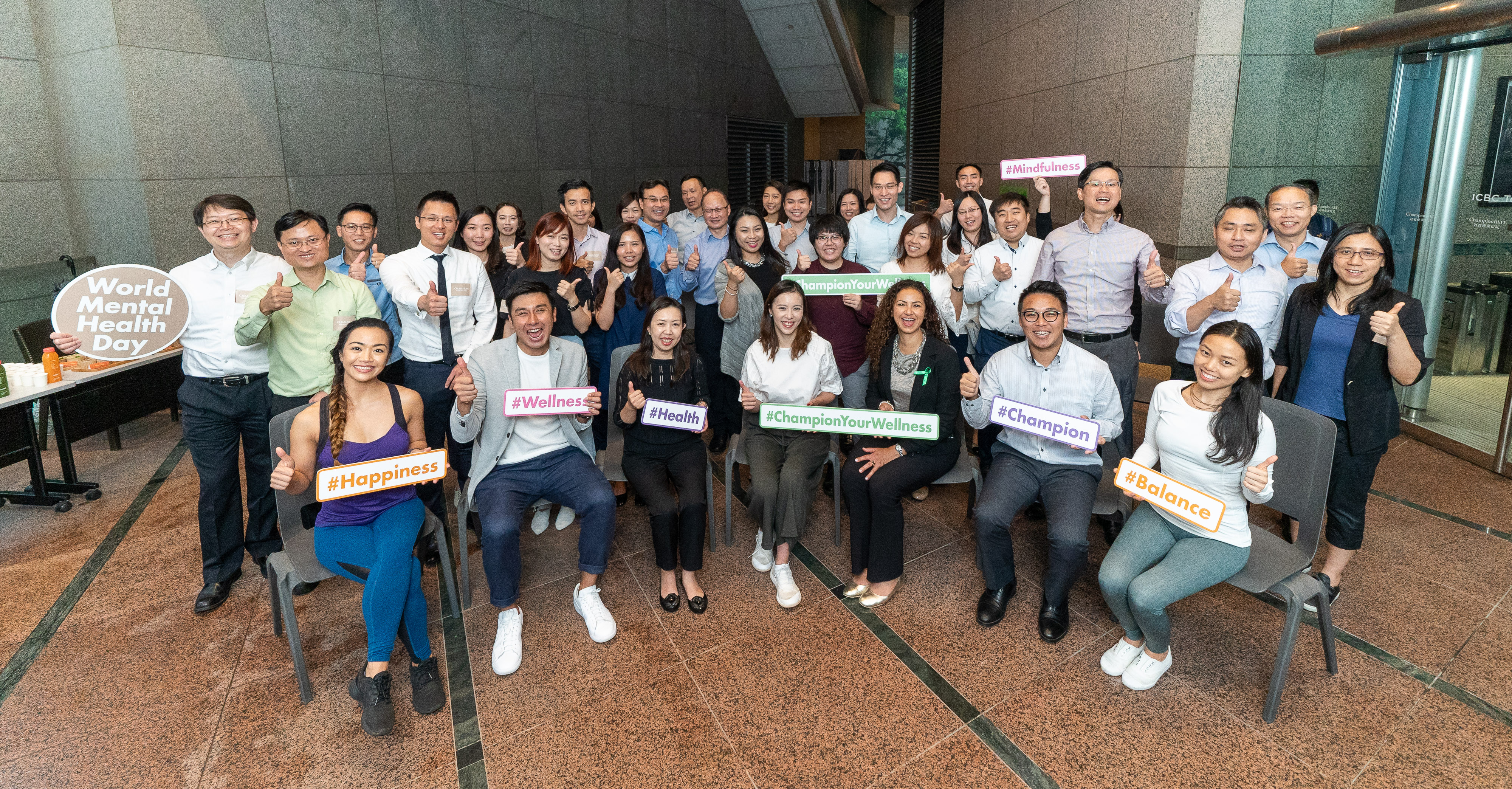Champion REIT Presents “Champion Your Wellness – Office Chair Yoga” Fosters Wellness and Mindfulness