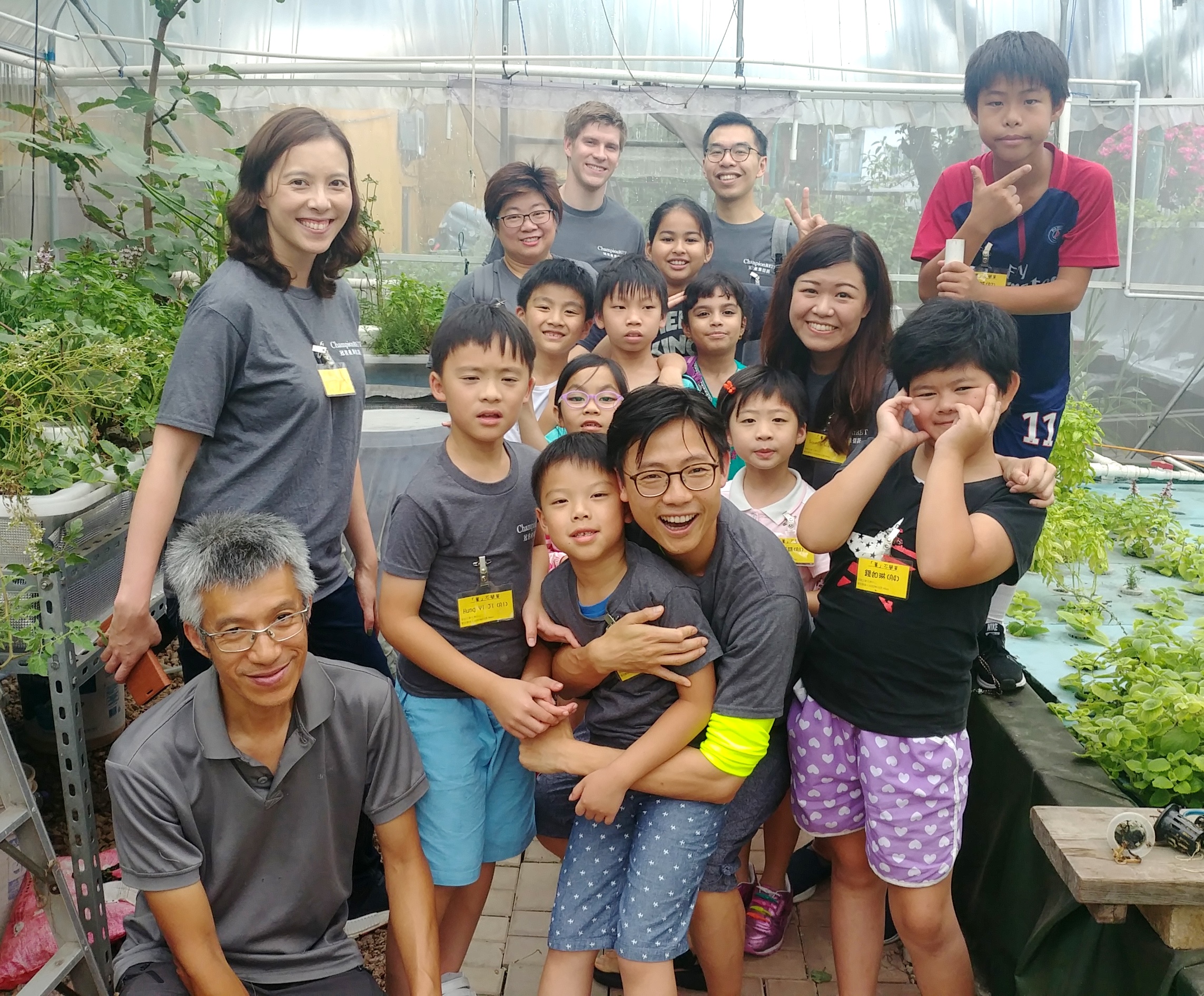 Visiting Tai O Fish Plant with underprivileged children