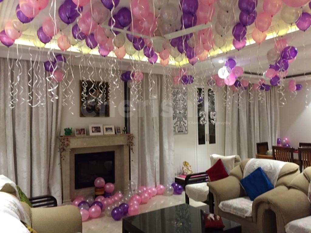 Balloon Decoration At Home In Kolkata Cherishx