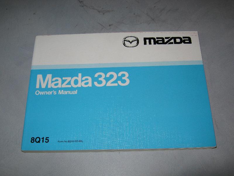 View Auto part Owners Handbook Mazda 323 2003