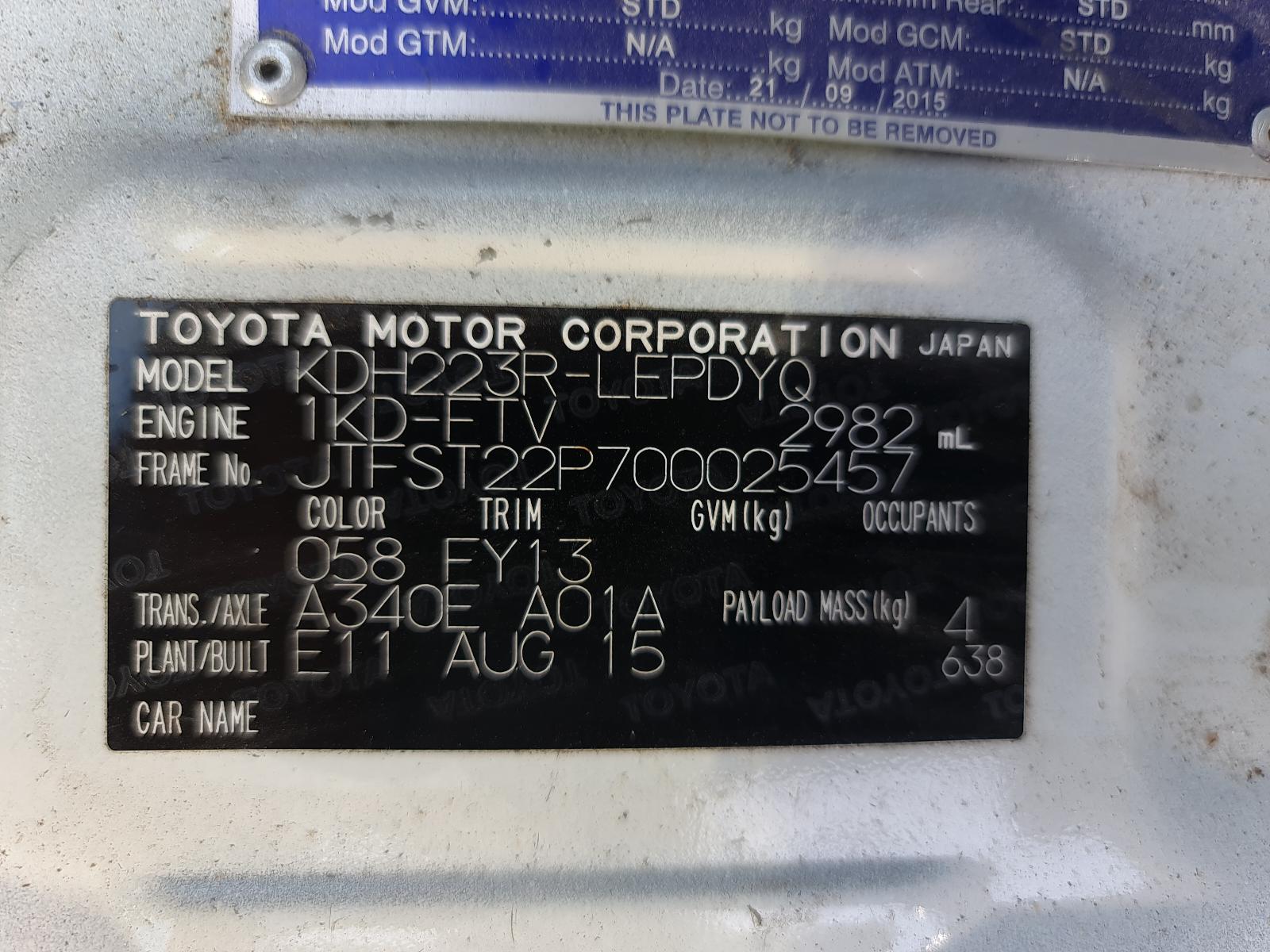 Egr Valve Hiace Toyota 2015