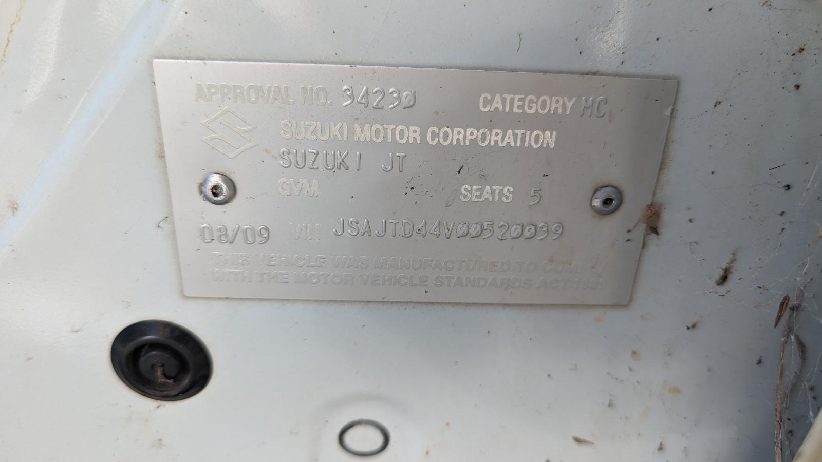 View Auto part Fuse Box Suzuki Vitara 2009