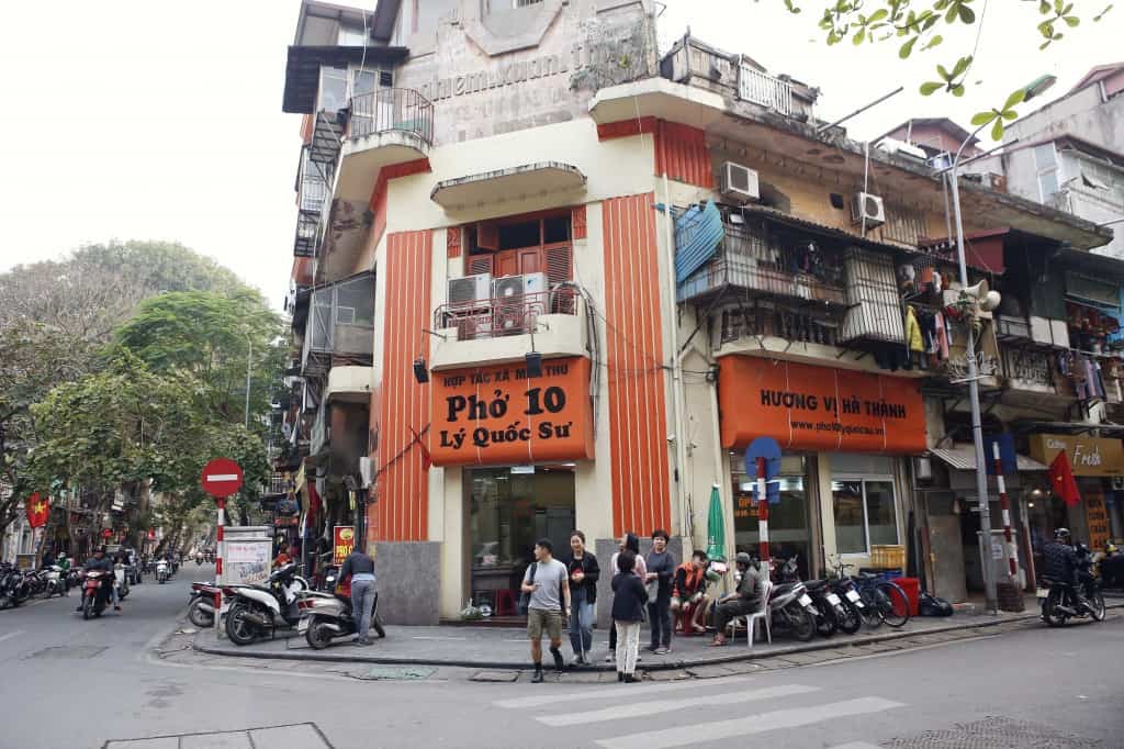 phố ẩm thực lý quốc sư - ẩm thực hà nội