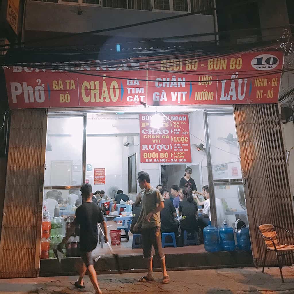 Bún ngan Chùa Hà - Quán ăn đêm Hà Nội
