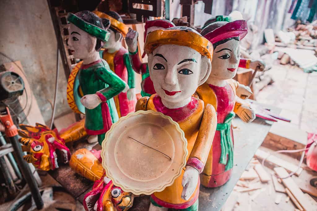 múa rối nước hà nội-làng nghề đào thục truyền thống