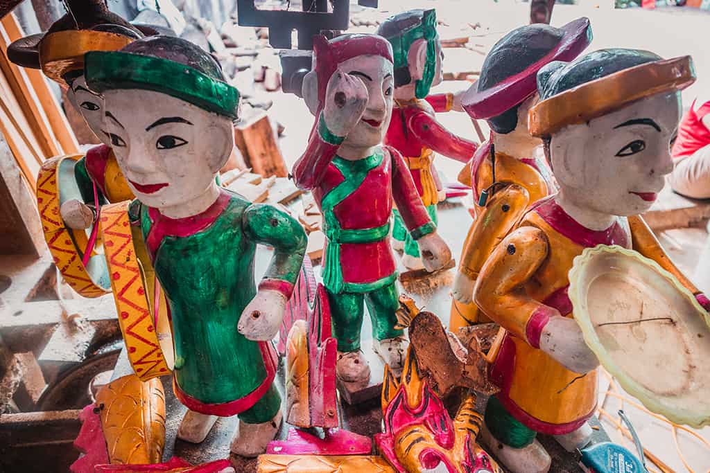 múa rối nước hà nội-làng nghề đào thục truyền thống