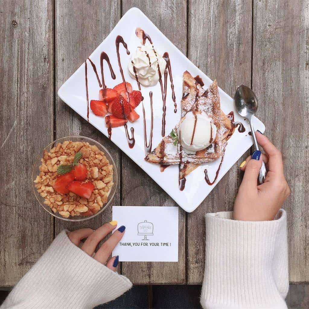 Jouri Dessert & Tea - Quán cà phê đẹp Hà Nội 