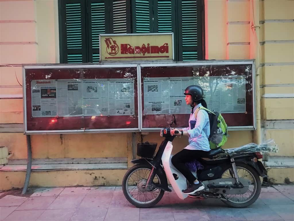 địa điểm sống ảo hà nội-tòa soạn báo hà nội mới