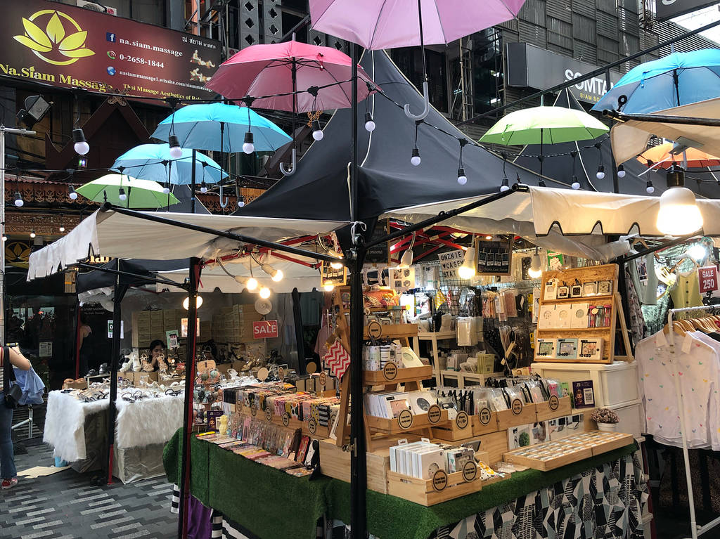 chợ đêm bangkok-Siam Square Night Market