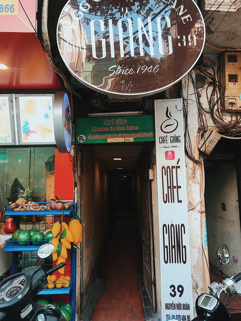 Cà phê Giảng Hà Nội