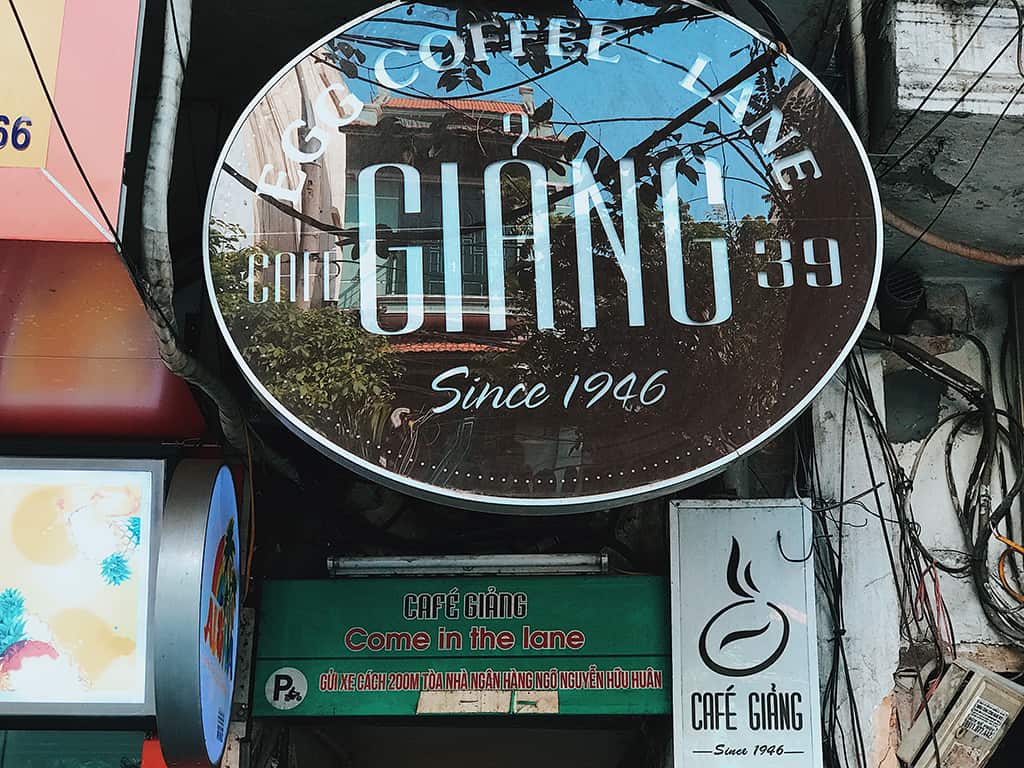 Giảng cà phê