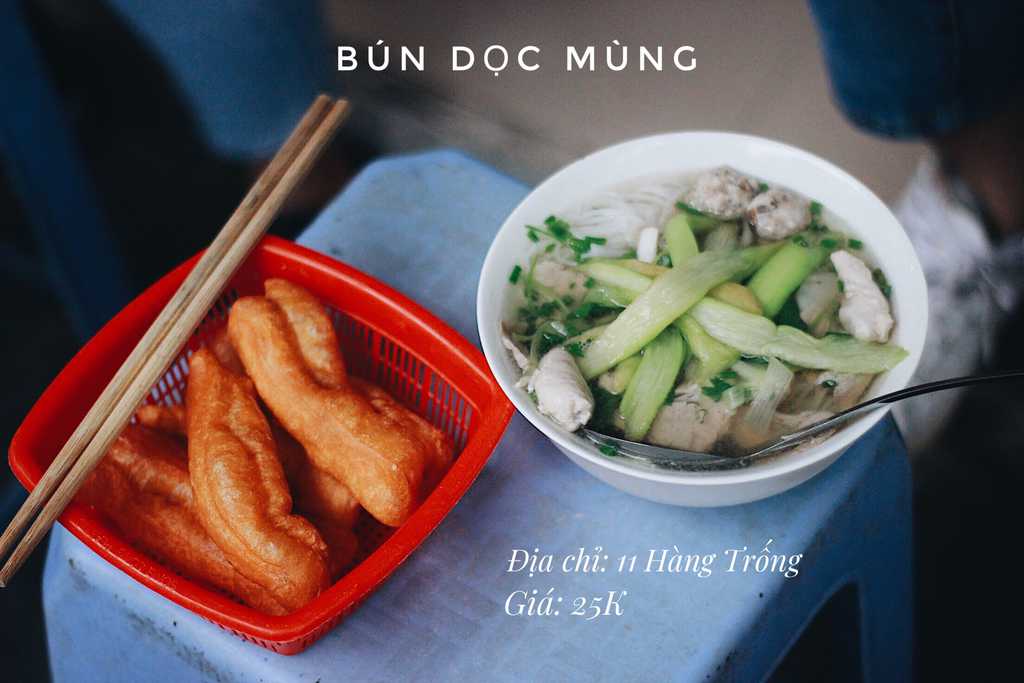 Bún dọc mùng Hà Nội 