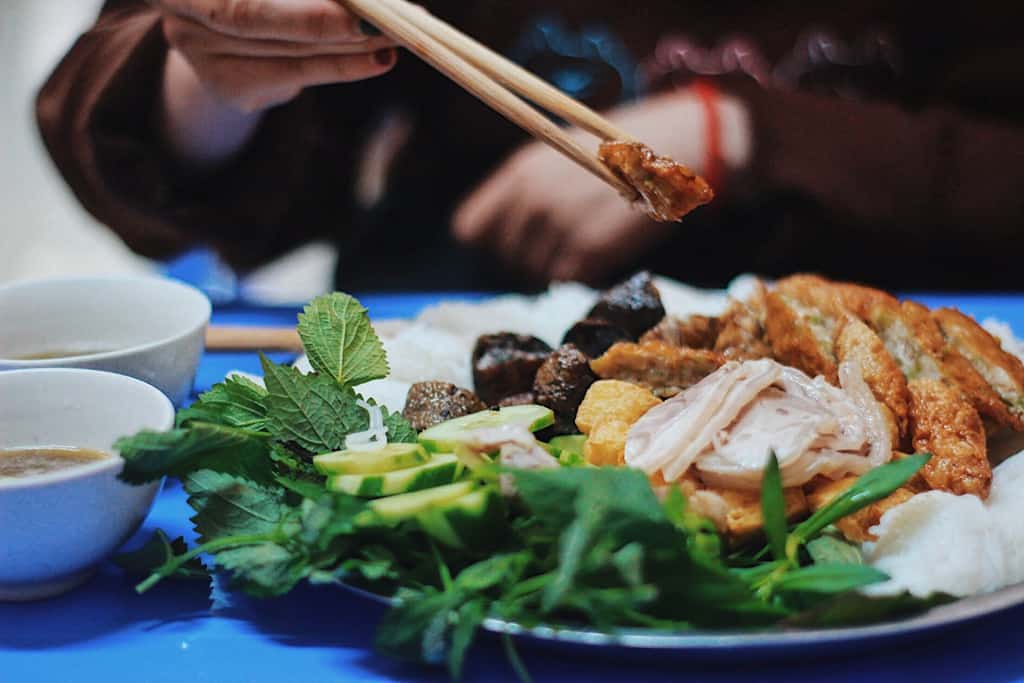 Bún đậu mắm tôm cô Huyền 