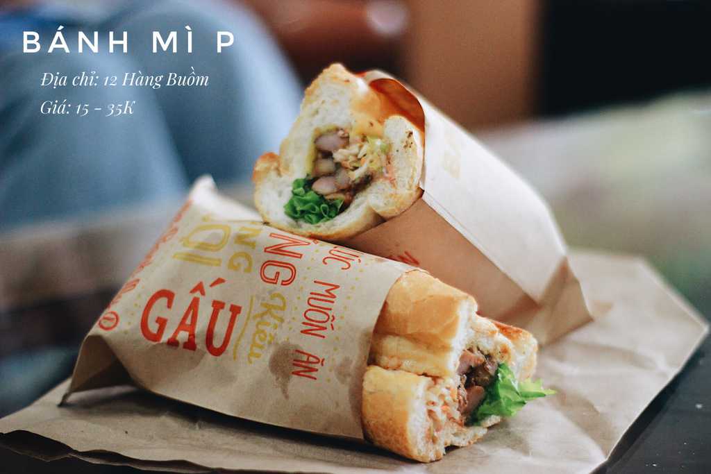Ẩm thực Hà Nội -bánh mì P