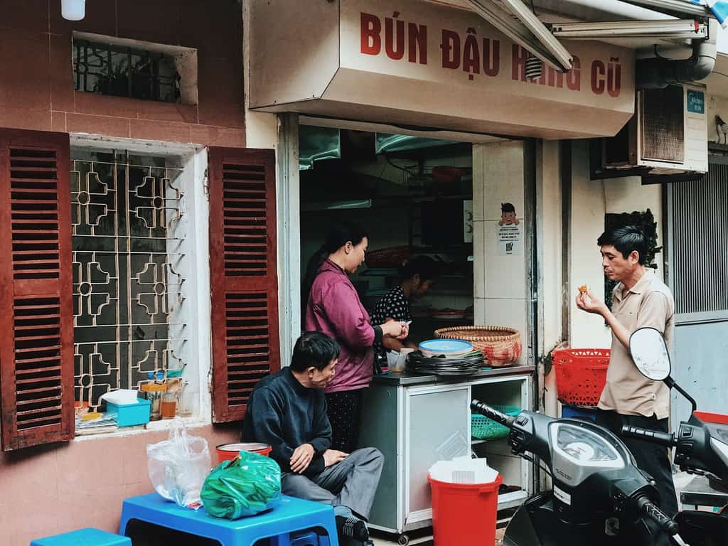 Bún đậu mắm tôm cô Huyền 