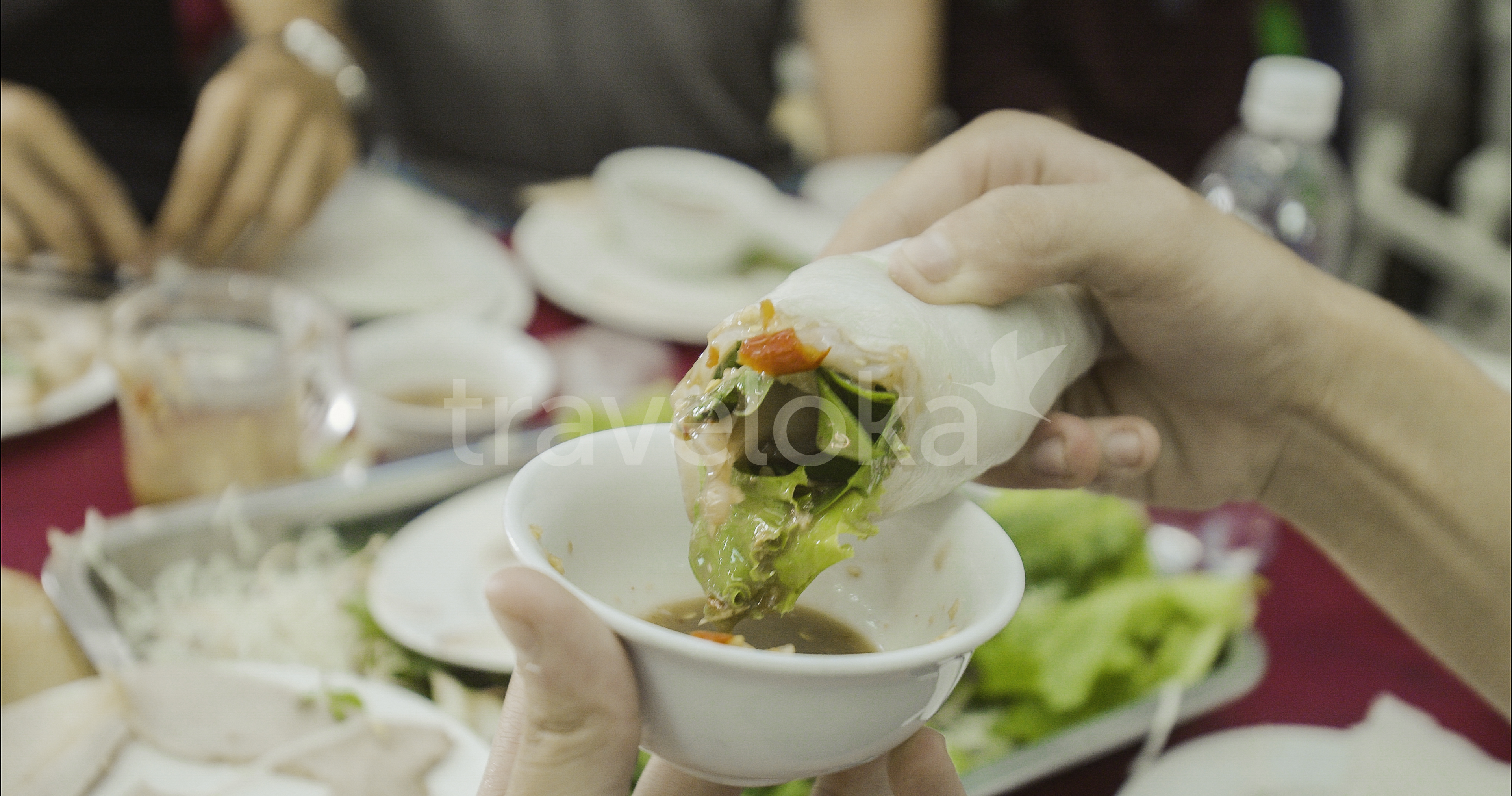 Cẩm nang du lịch Đà Nẵng - Bánh tráng cuốn thịt heo
