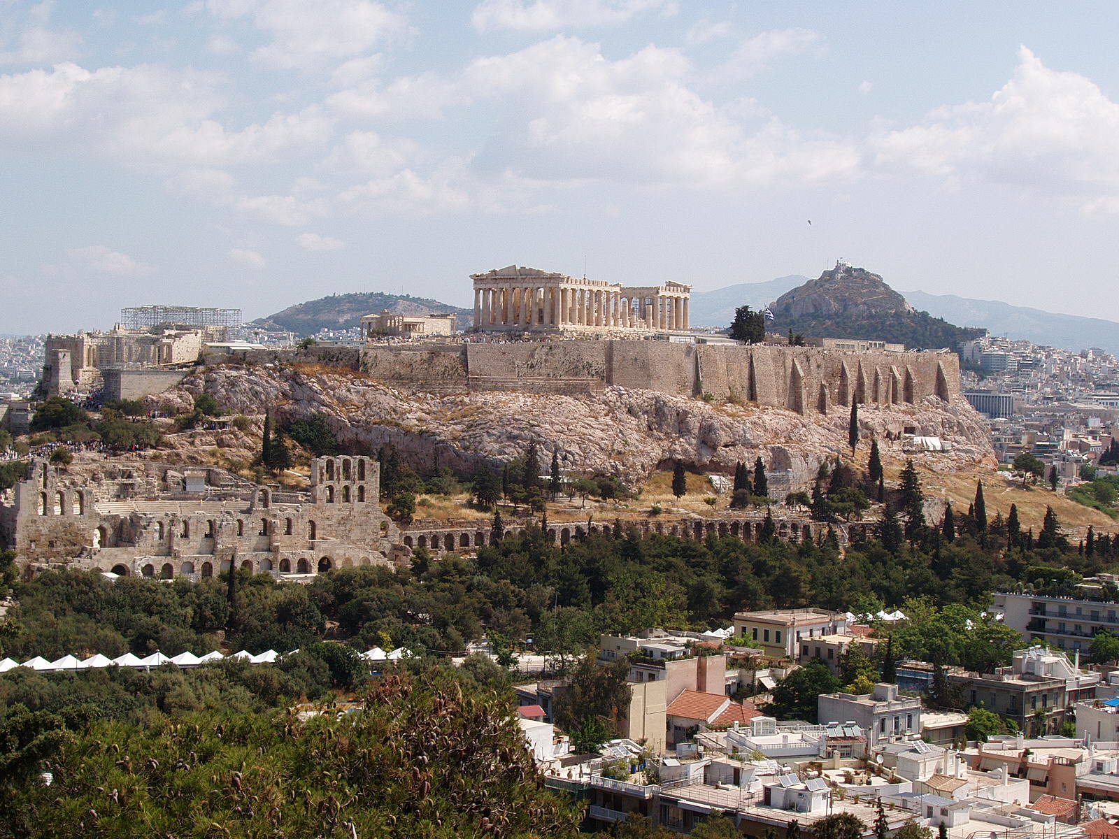 Akropolis di Athena, Yunani 