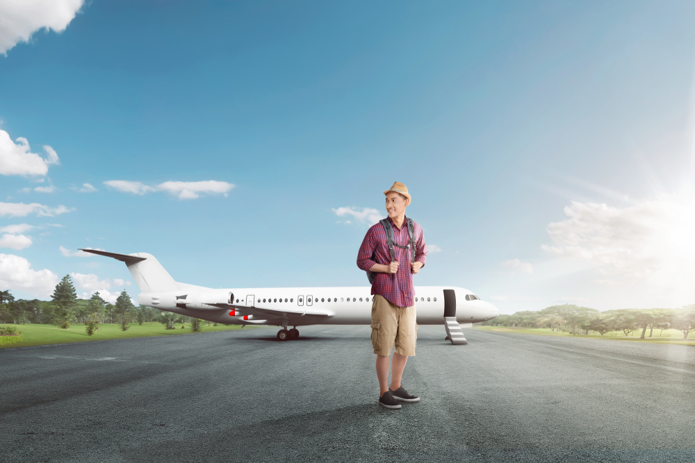 arti mimpi liburan dengan Pesawat