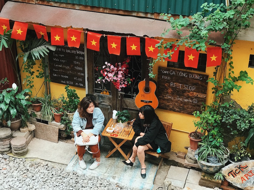 check in quán cafe ở Hà Nội