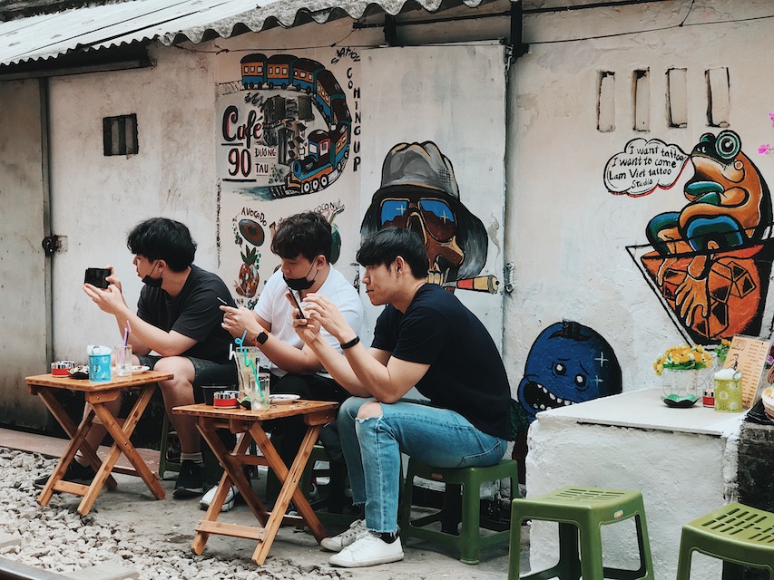 check in quán cafe ở Hà Nội