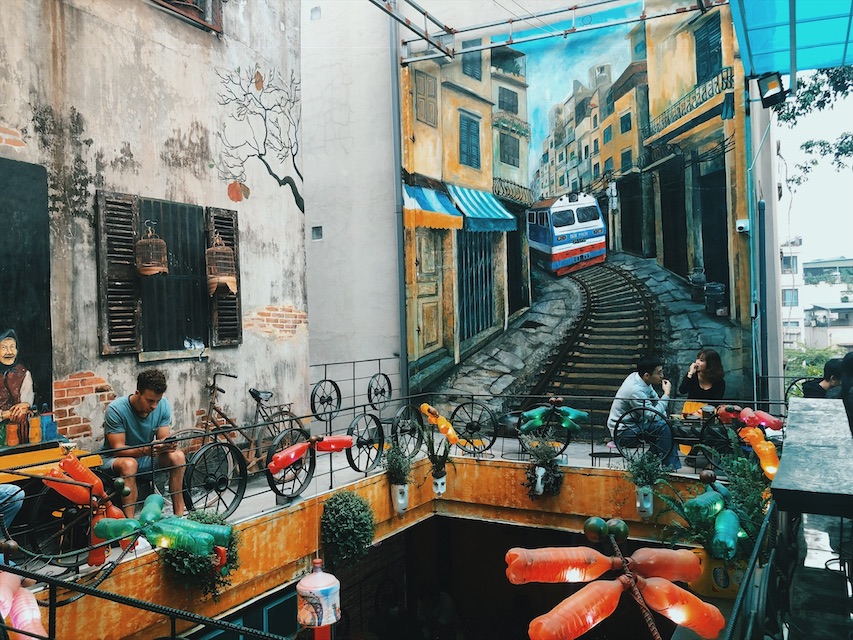 check in quán cafe ở Hà Nội