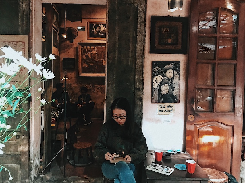 check in quán cafe ở Hà Nội