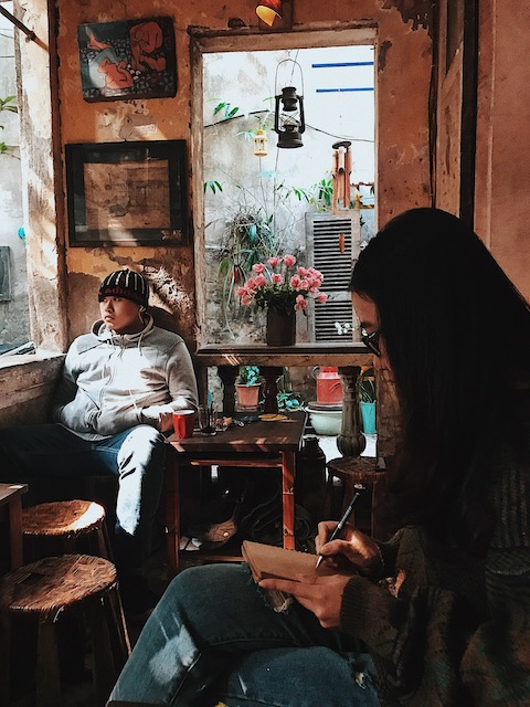 check in quán cafe ở Hà Nội