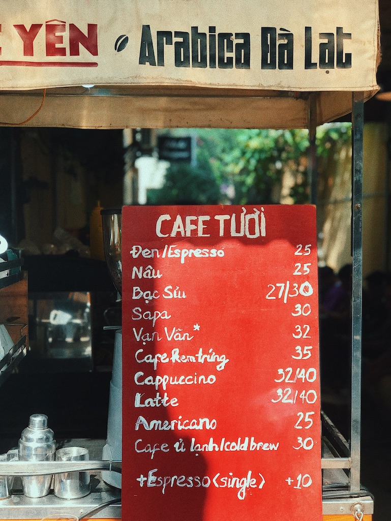 check in quán cafe ở Hà Nội