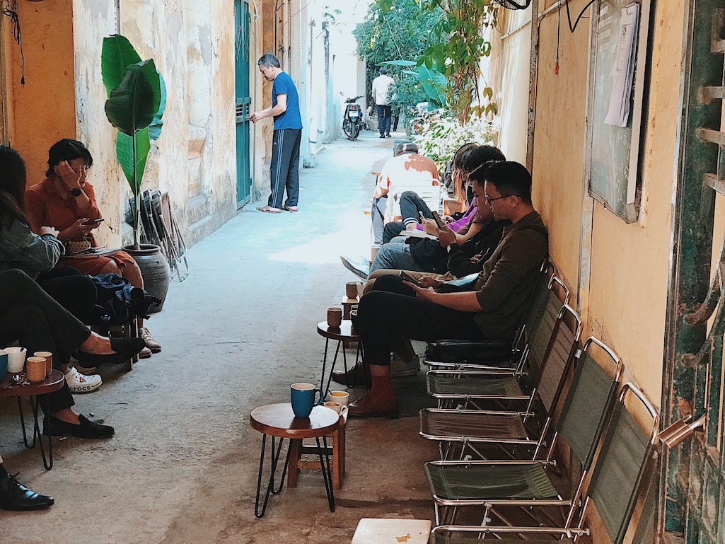 check in quán cafe ở Hà Nội