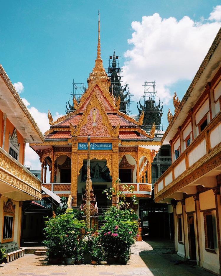 Chùa Khmer Munir Ansay ở Cần Thơ 