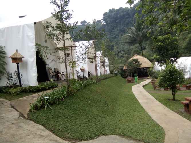 Villa di Lembang dengan Kolam Air Panas - Maribaya Glamping Tent