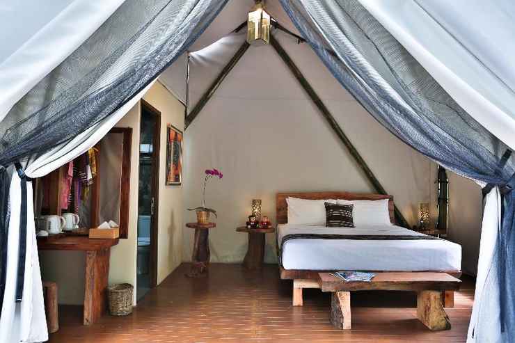 Villa di Lembang dengan Kolam Air Panas - Maribaya Glamping Tent