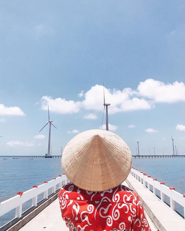 Cánh đồng điện gió Bạc Liêu