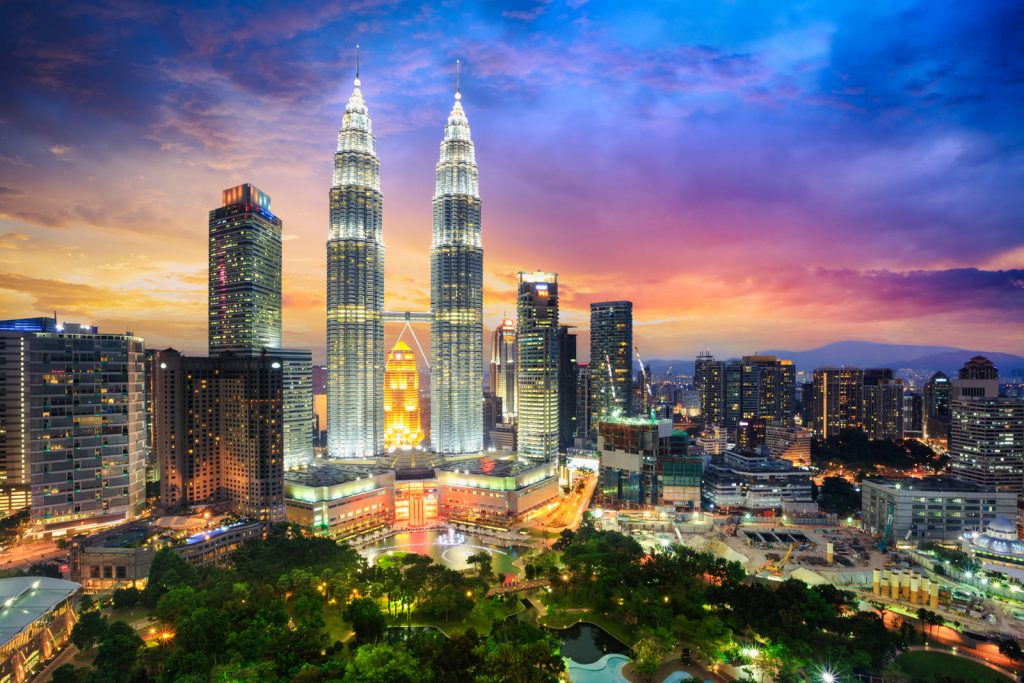 Thành phố Kuala Lumpur về đêm